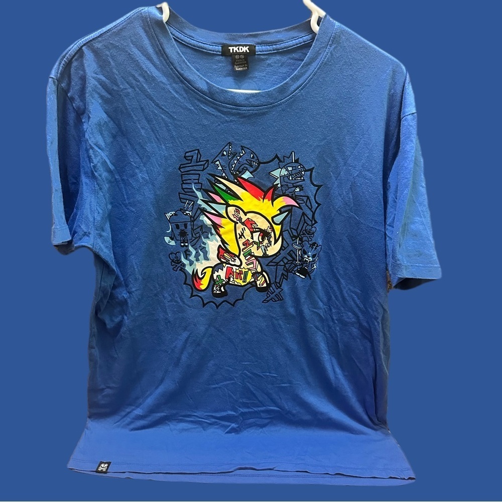 Tokidoki Men’s  Blue Graphic T-Shirt size XL